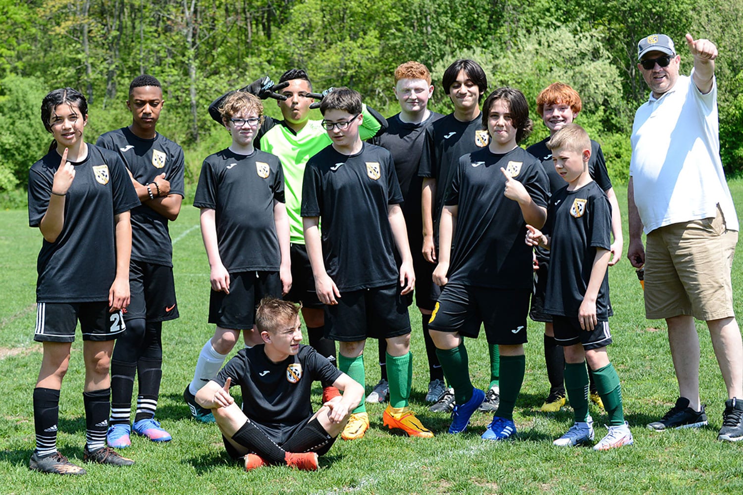 CLCF Soccer Players and coach